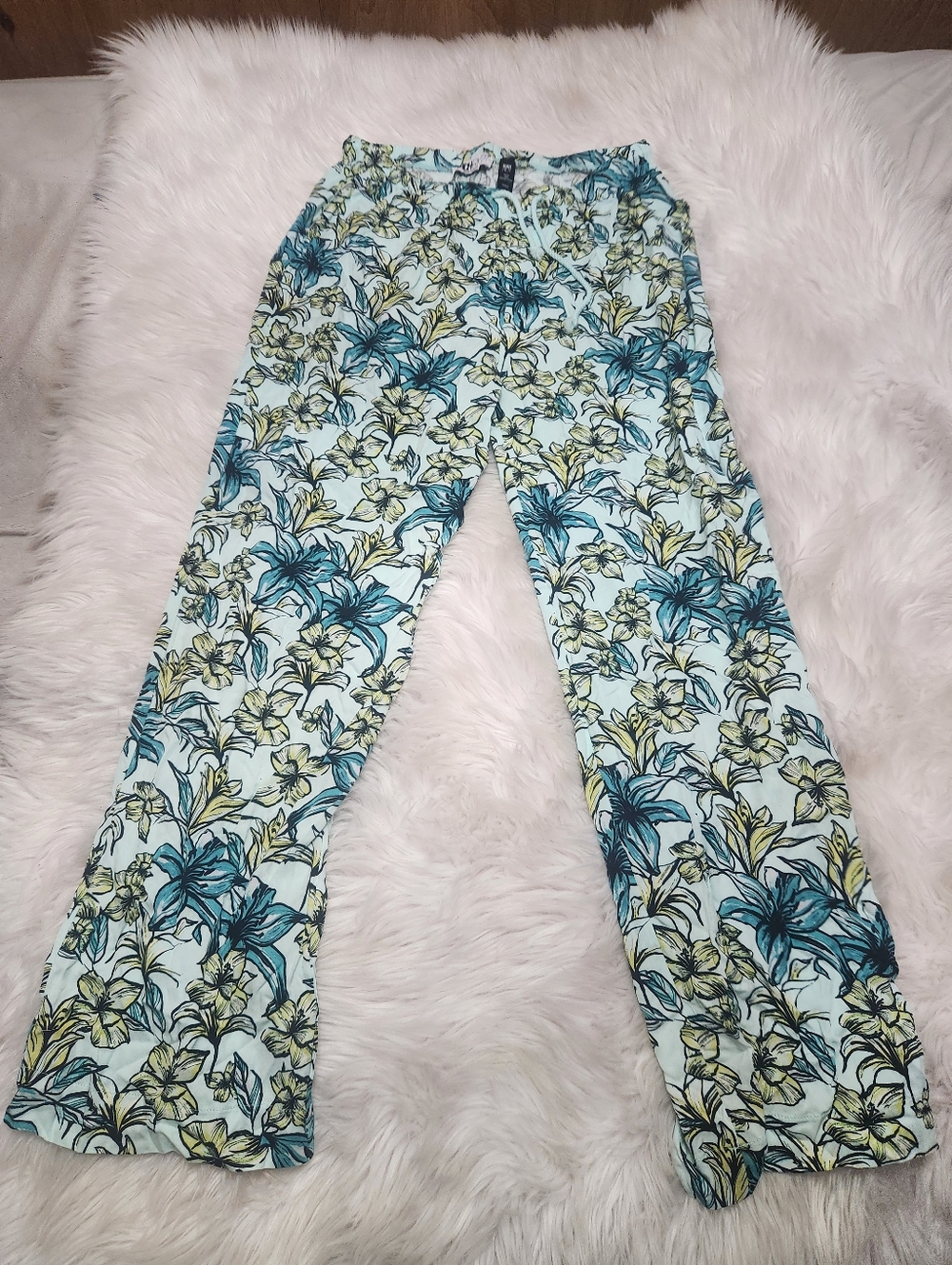 Beach Riot Women’s Beachly Exclusive Blue Lagoon Beach Pants Size Large Resort